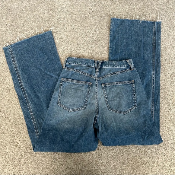 Veronica Beard Taylor Relaxed Wide Leg High Rise Denim Jeans Size 26 - Picture 10 of 11